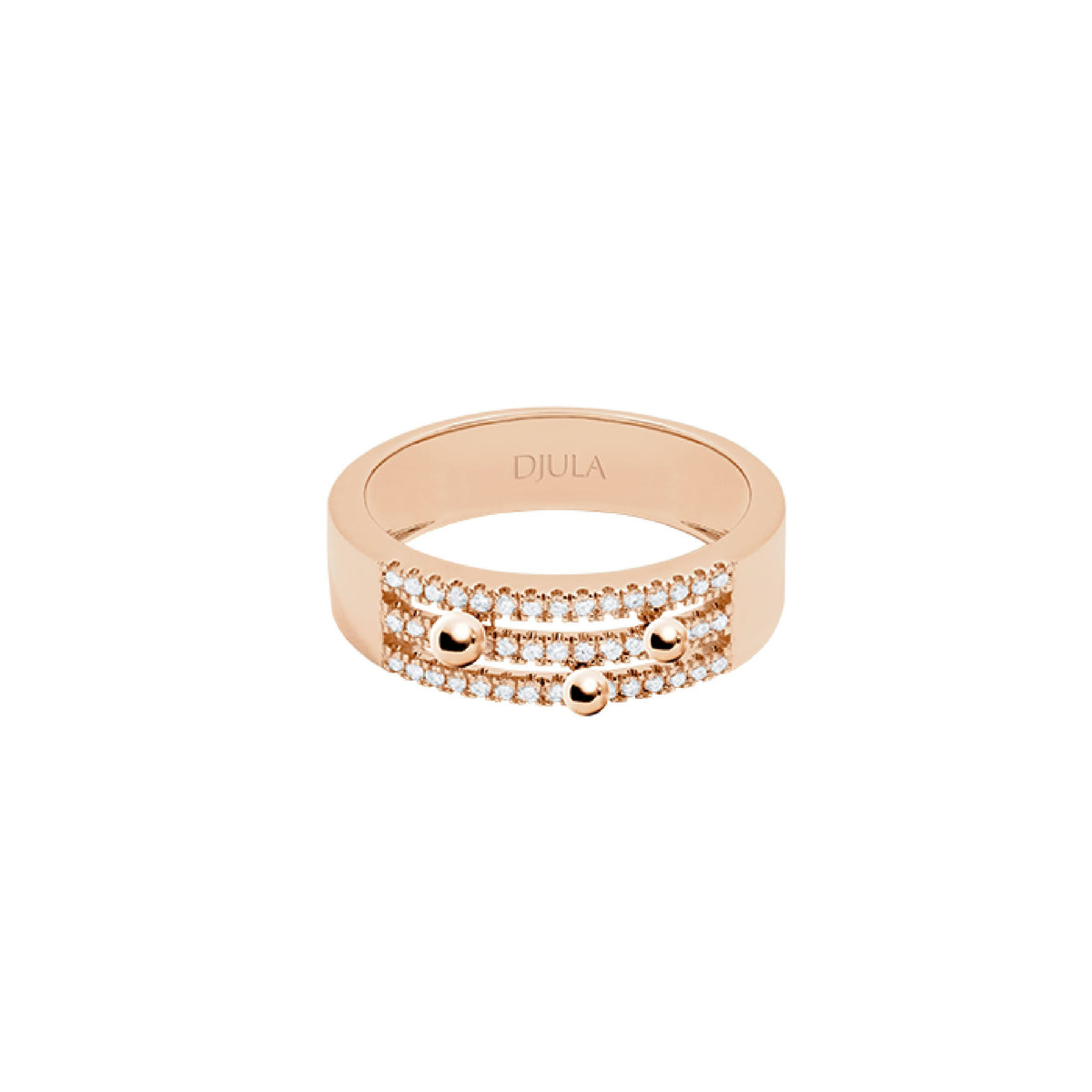 PT2_PrixTroca:980€_VentesTroca:0_QtyTroca:1_ST:0%_Bague Cosmic Spell en Or rose 18K sertie de diamants - Rose