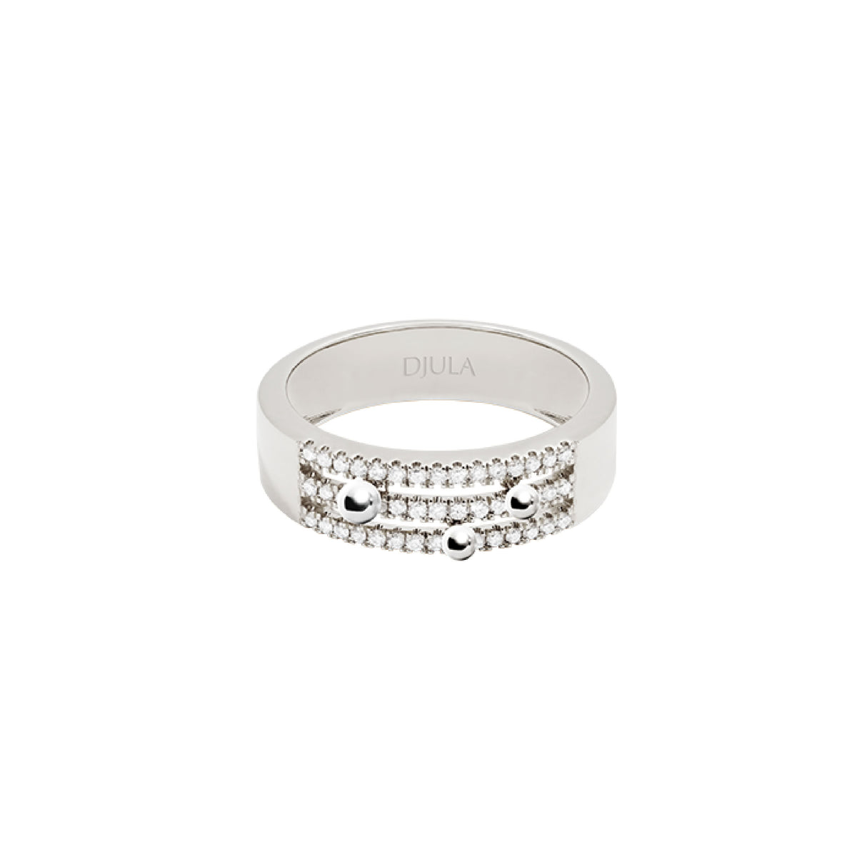 BAGUE COSMIC SPELL OR BLANC