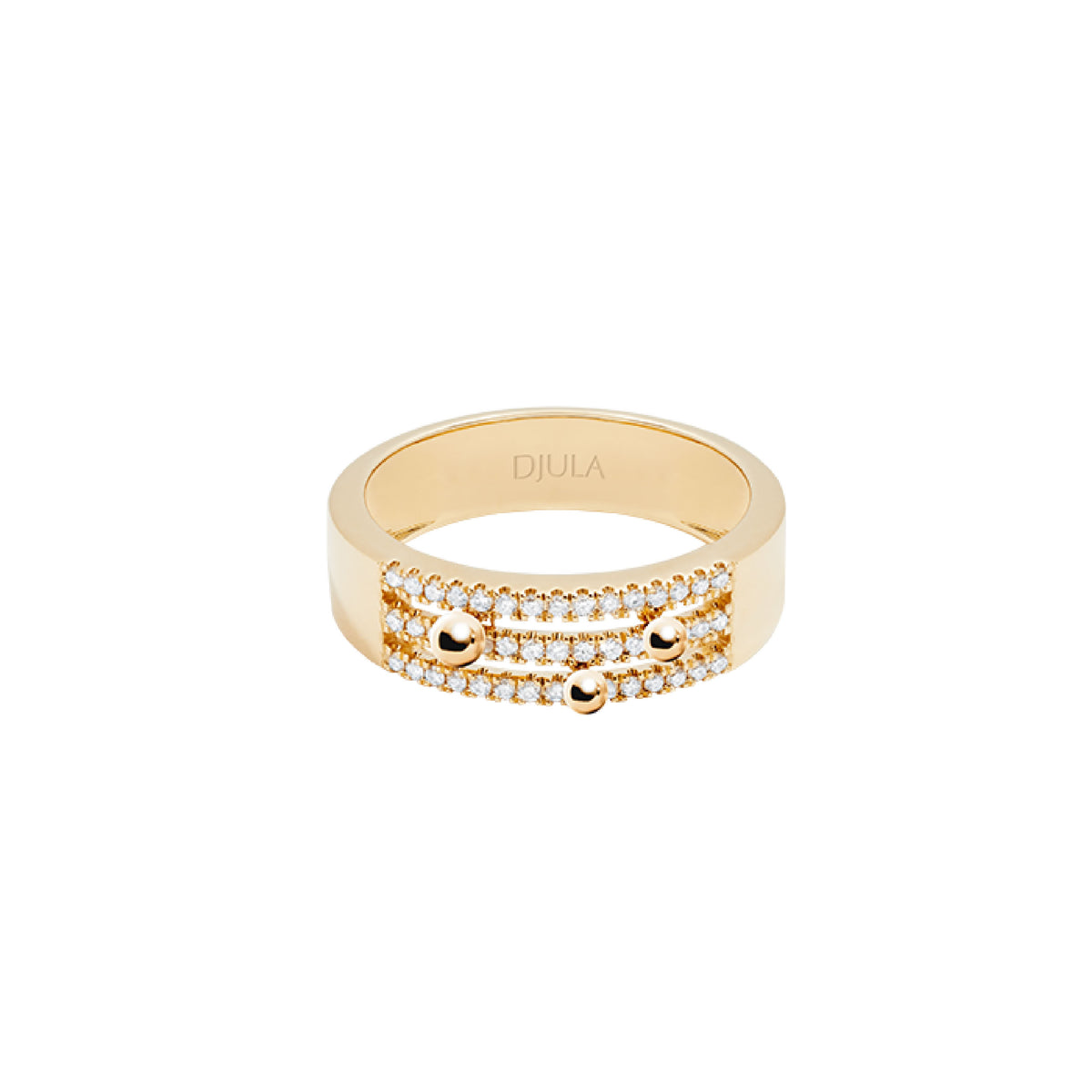 BAGUE COSMIC SPELL OR JAUNE