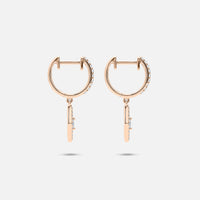 BOUCLES D OREILLES DELICATESSE OR ROSE