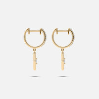 BOUCLES D OREILLES DELICATESSE OR JAUNE