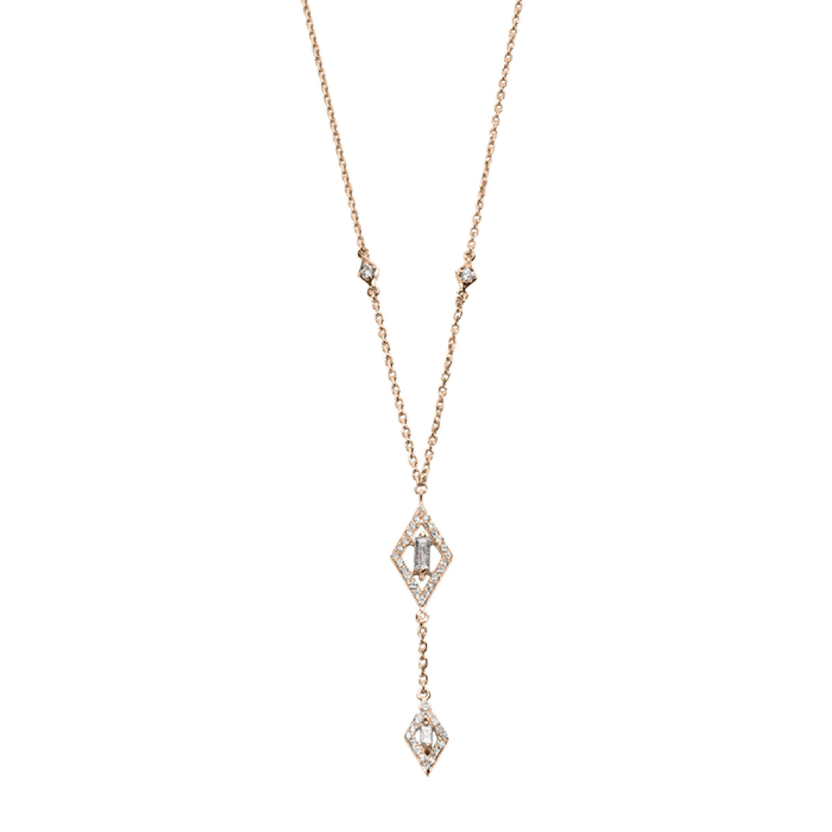 PT2_PrixTroca:890€_VentesTroca:0_QtyTroca:1_ST:0%_Collier Délicatesse en Or rose 18K serti de diamants - Rose