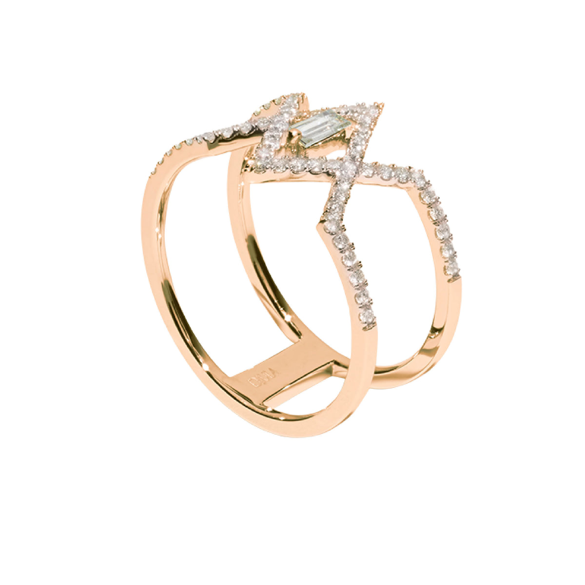 BAGUE DELICATESSE OR ROSE