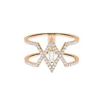 BAGUE DELICATESSE OR ROSE