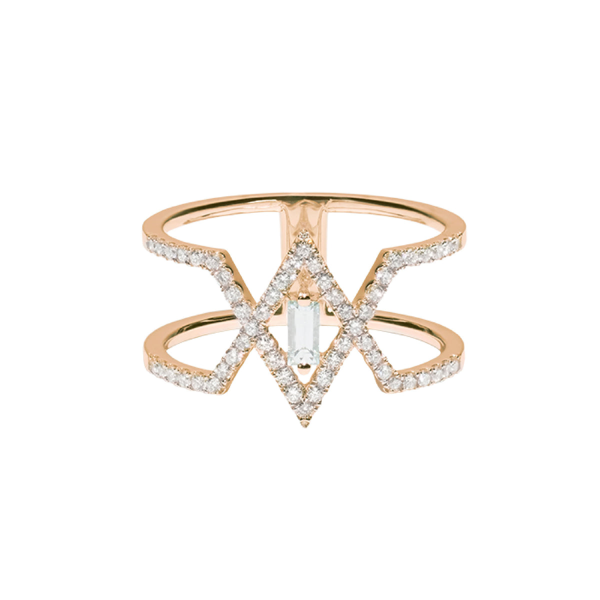 BAGUE DELICATESSE OR ROSE