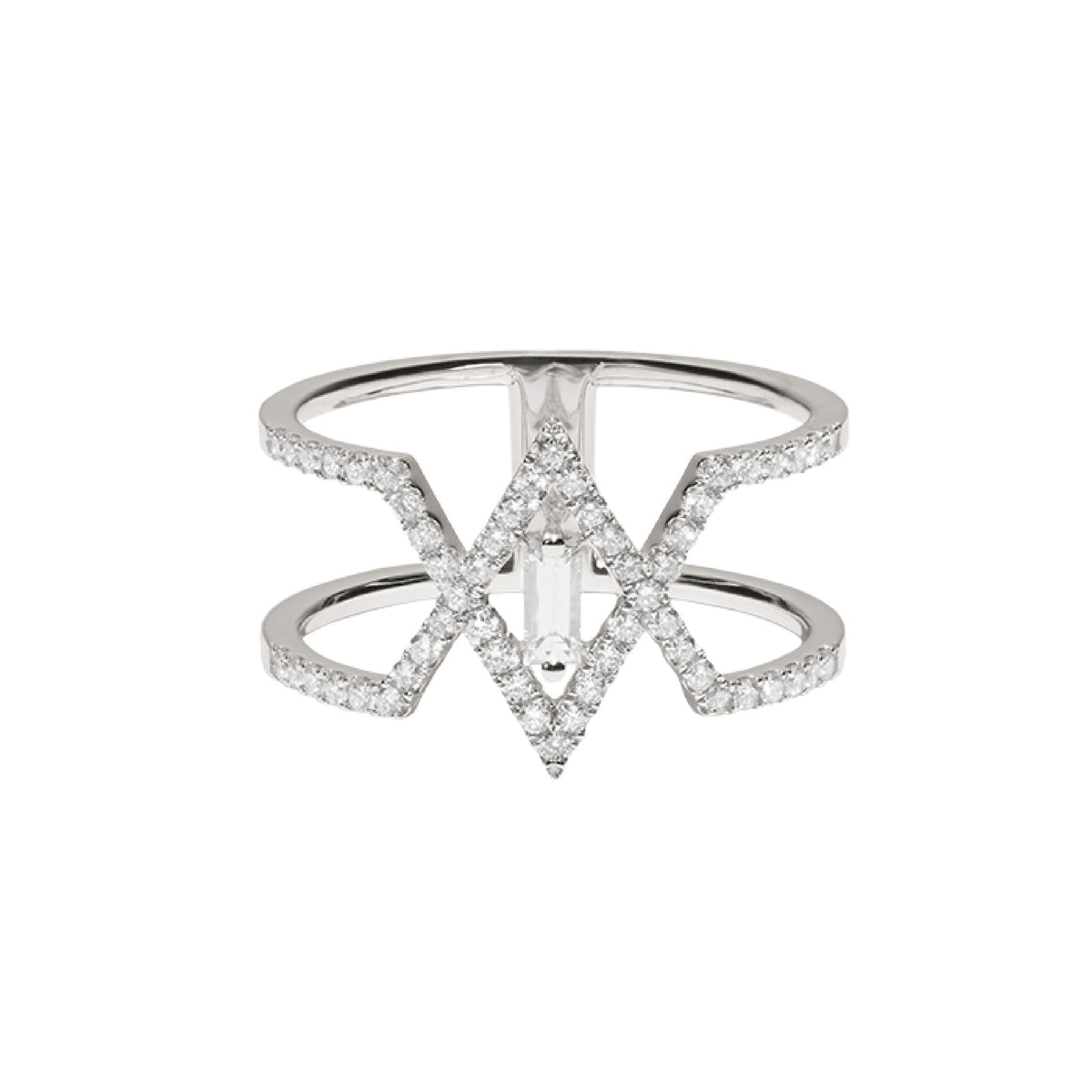 BAGUE DELICATESSE OR BLANC