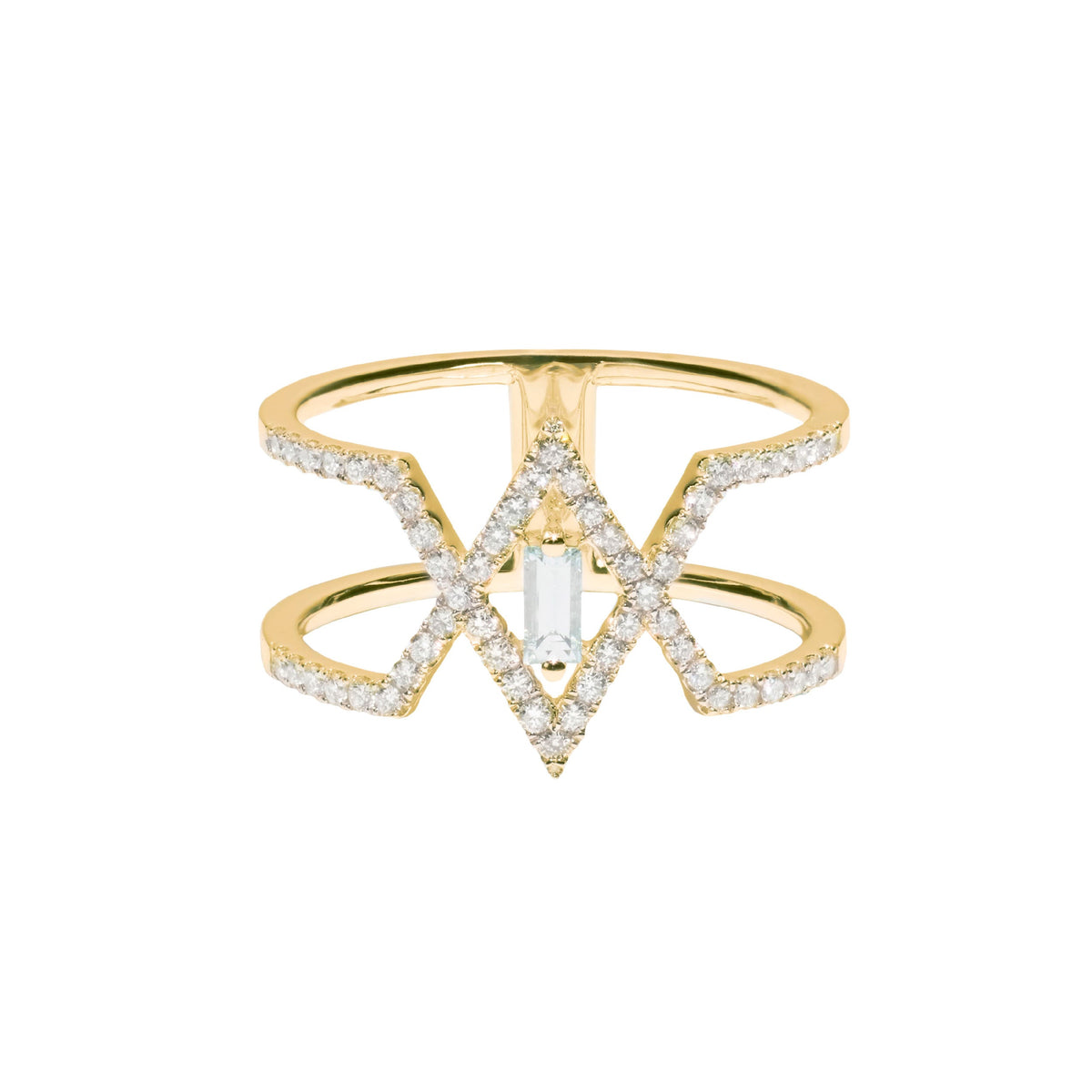 PrixTroca:980€_VentesTroca:0_QtyTroca:1_ST:0%_Bague Délicatesse en Or jaune 18K sertie de diamants - Jaune