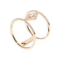 PT2_PrixTroca:980€_VentesTroca:0_QtyTroca:1_ST:0%_Bague Délicatesse en Or rose 18K sertie de diamants - Rose