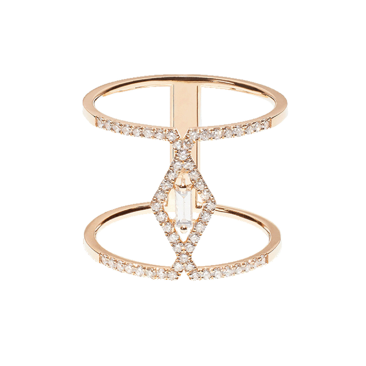 BAGUE DELICATESSE OR ROSE