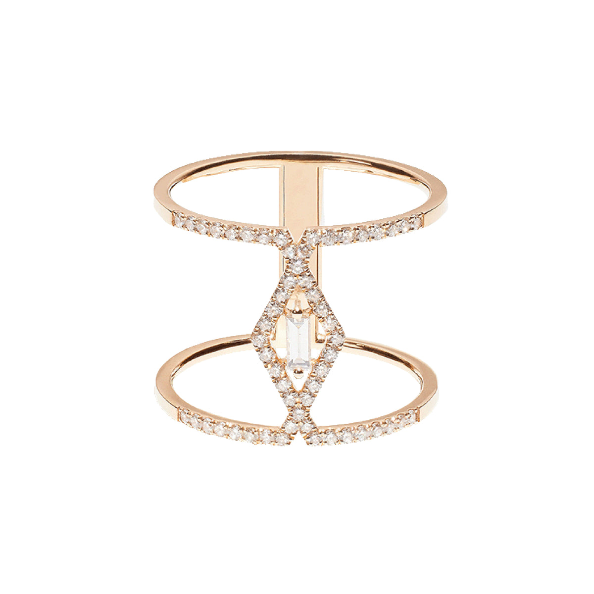 PT2_PrixTroca:980€_VentesTroca:0_QtyTroca:1_ST:0%_Bague Délicatesse en Or rose 18K sertie de diamants - Rose