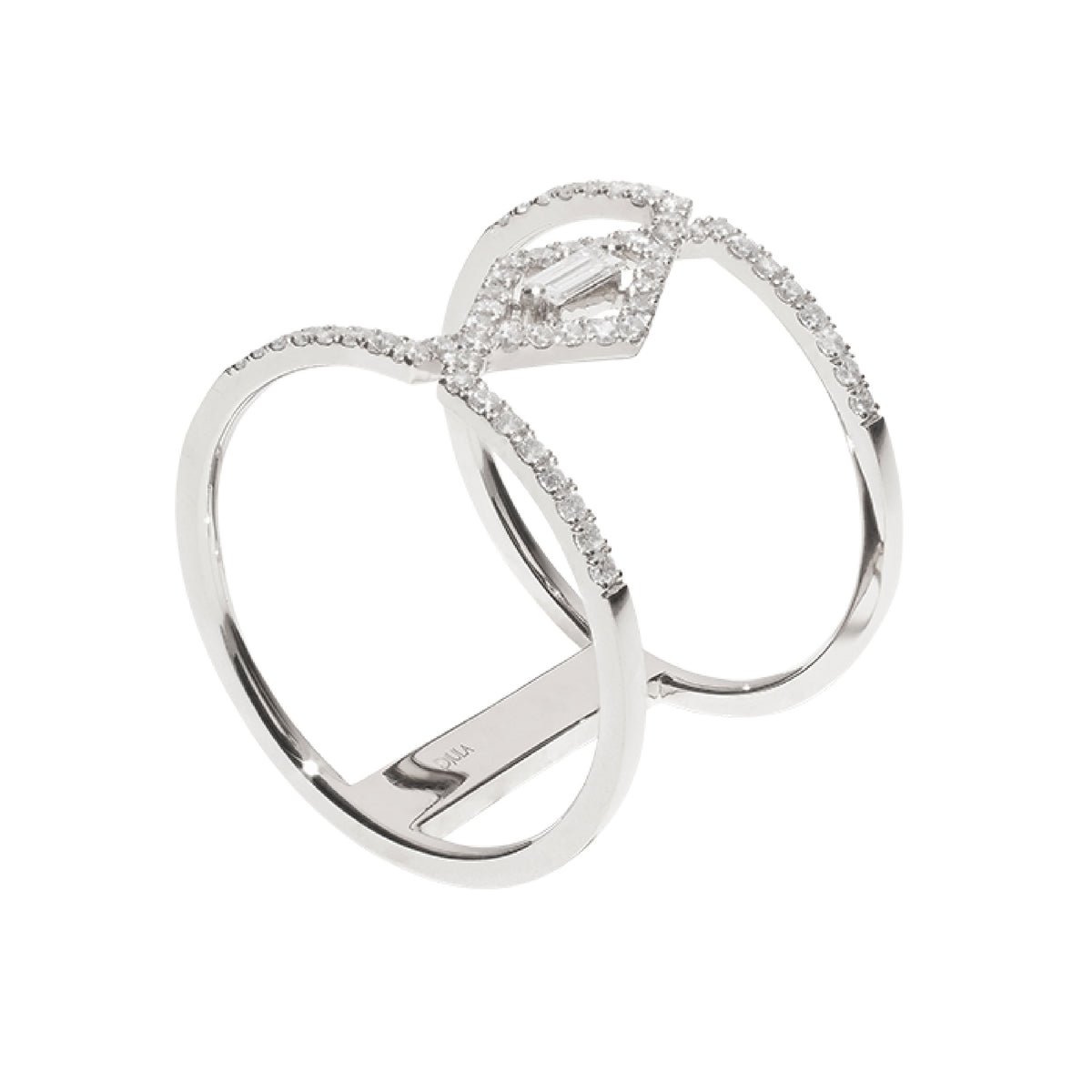 BAGUE DELICATESSE OR BLANC