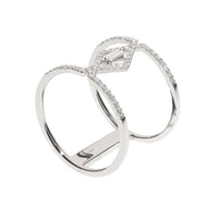 PT2_PrixTroca:980€_VentesTroca:0_QtyTroca:1_ST:0%_Bague Délicatesse en Or blanc 18K sertie de diamants - Blanc