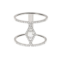 BAGUE DELICATESSE OR BLANC