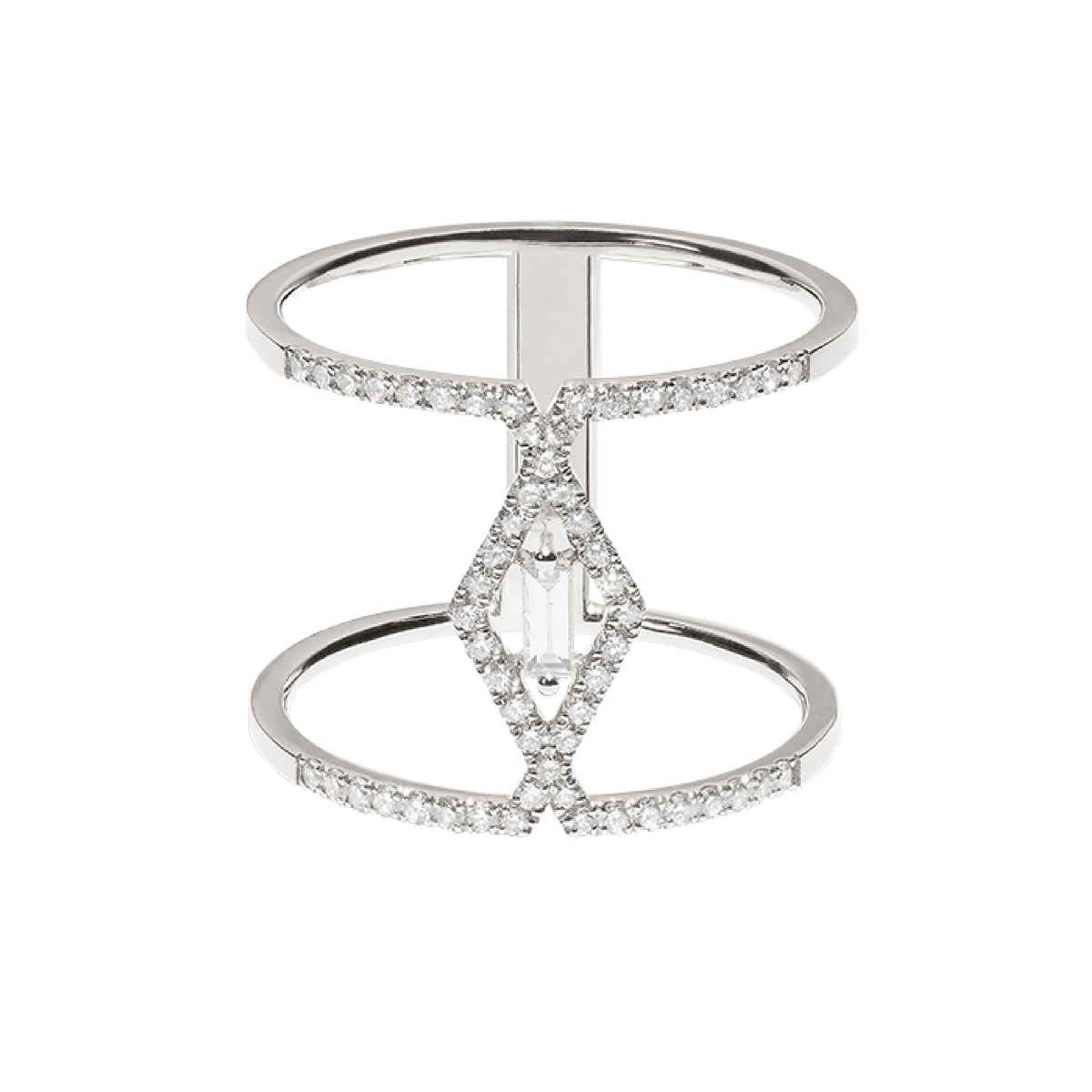 BAGUE DELICATESSE OR BLANC