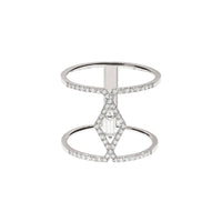 PT2_PrixTroca:980€_VentesTroca:0_QtyTroca:1_ST:0%_Bague Délicatesse en Or blanc 18K sertie de diamants - Blanc