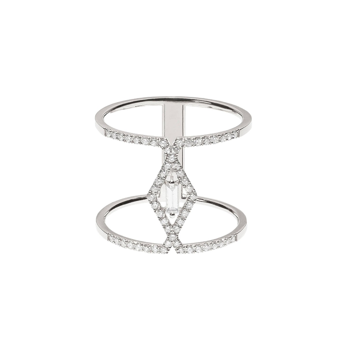 PT2_PrixTroca:980€_VentesTroca:0_QtyTroca:1_ST:0%_Bague Délicatesse en Or blanc 18K sertie de diamants - Blanc