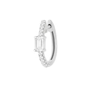 MONO BOUCLE D OREILLE UNION OR BLANC