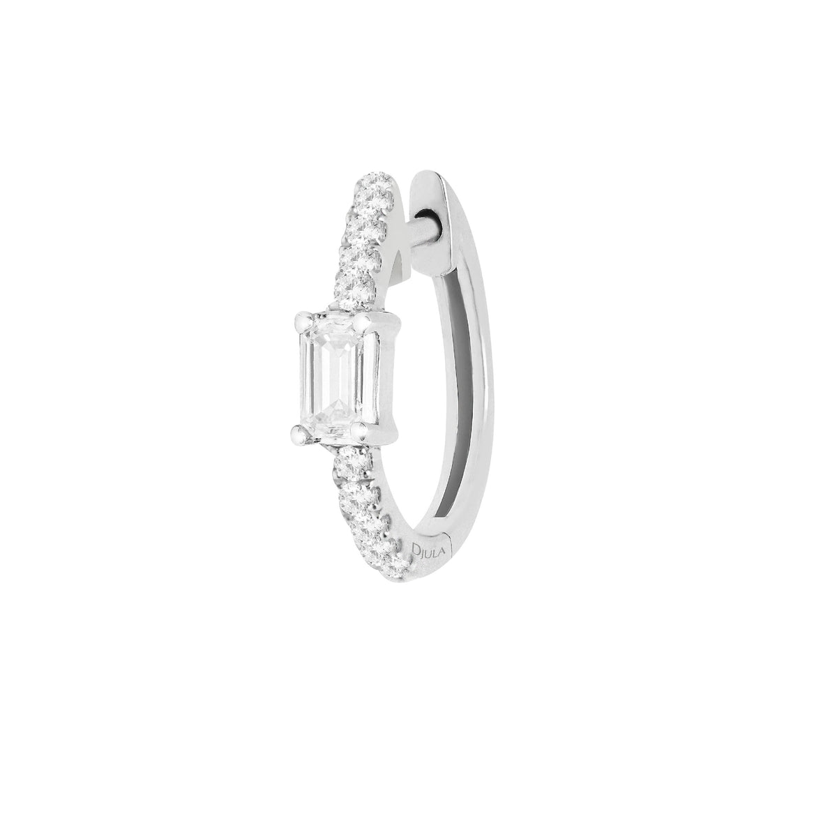 MONO BOUCLE D OREILLE UNION OR BLANC