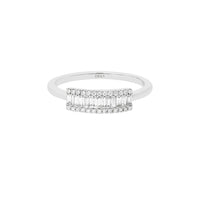 Bague Éclat en Or blanc 18K sertie de diamants - Blanc