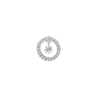BOUCLES D OREILLES FLAMBOYANTE OR BLANC