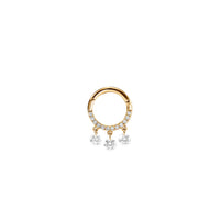 PrixTroca:410€_VentesTroca:0_QtyTroca:1_ST:0%_Piercing Flamboyante en Or jaune 18K serti de diamants - Jaune