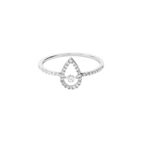 PrixTroca:450€_VentesTroca:0_QtyTroca:1_ST:0%_Bague Flamboyante en Or blanc 18K sertie de diamants - Blanc