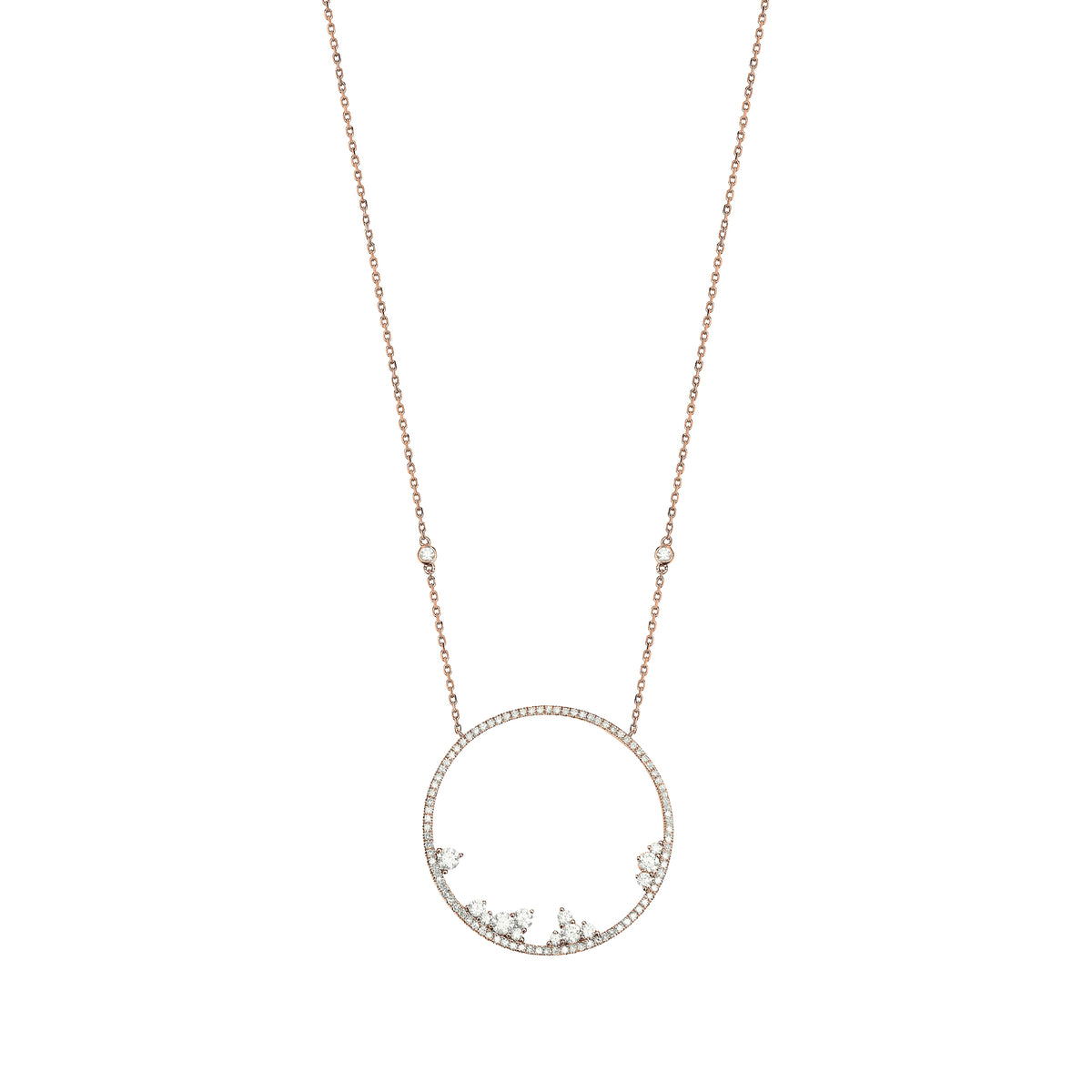 PrixTroca:1295€_VentesTroca:1_QtyTroca:1_ST:100%_Collier Fairytale en Or rose 18K serti de diamants - Rose