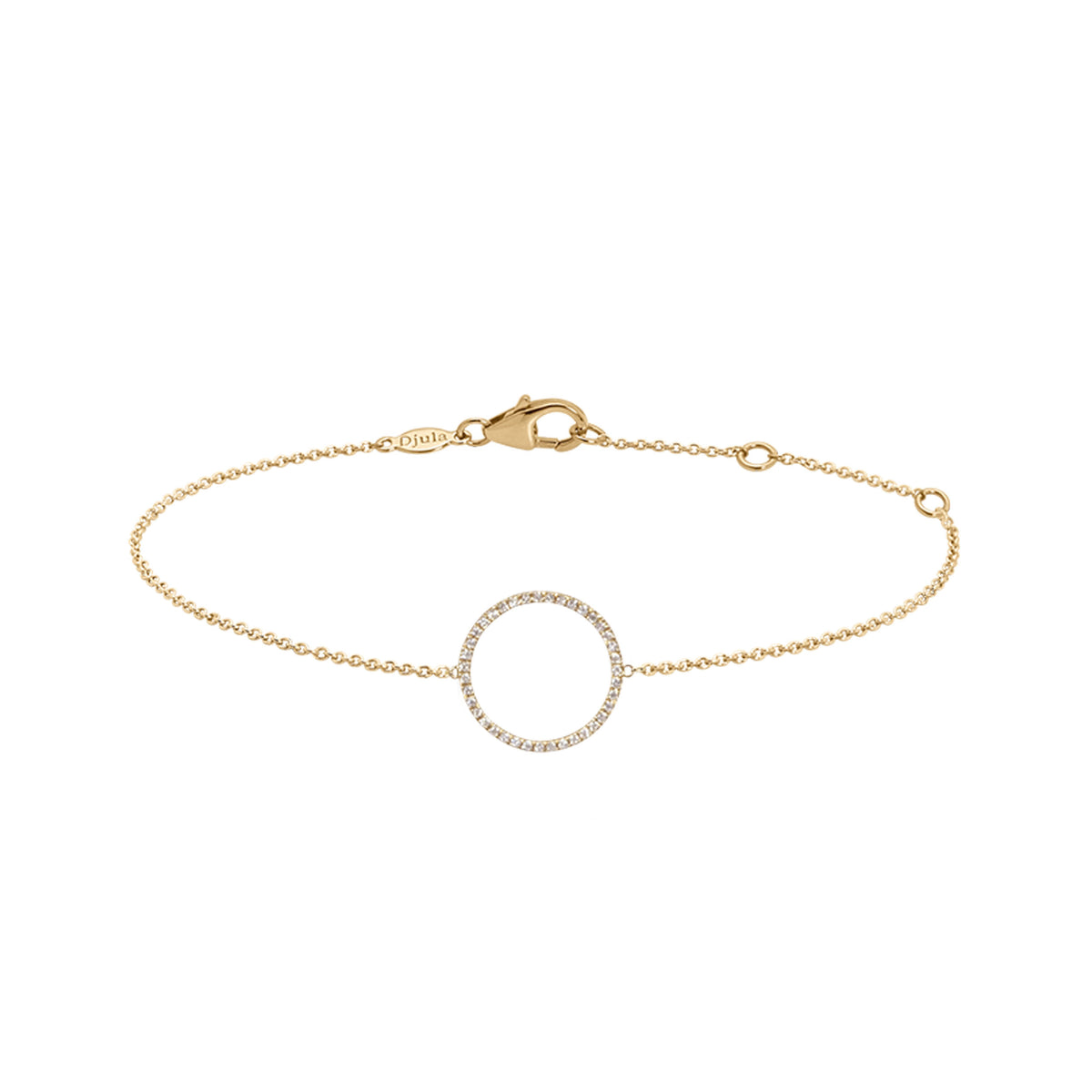 BRACELET GRAPHIQUE OR JAUNE