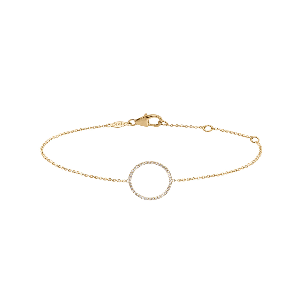 PrixTroca:410€_VentesTroca:0_QtyTroca:1_ST:0%_Bracelet Graphique en Or jaune 18K serti de diamants - Jaune
