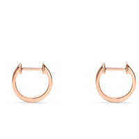 BOUCLES D OREILLES GRAPHIQUE OR ROSE
