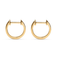 BOUCLES D OREILLES GRAPHIQUE OR JAUNE