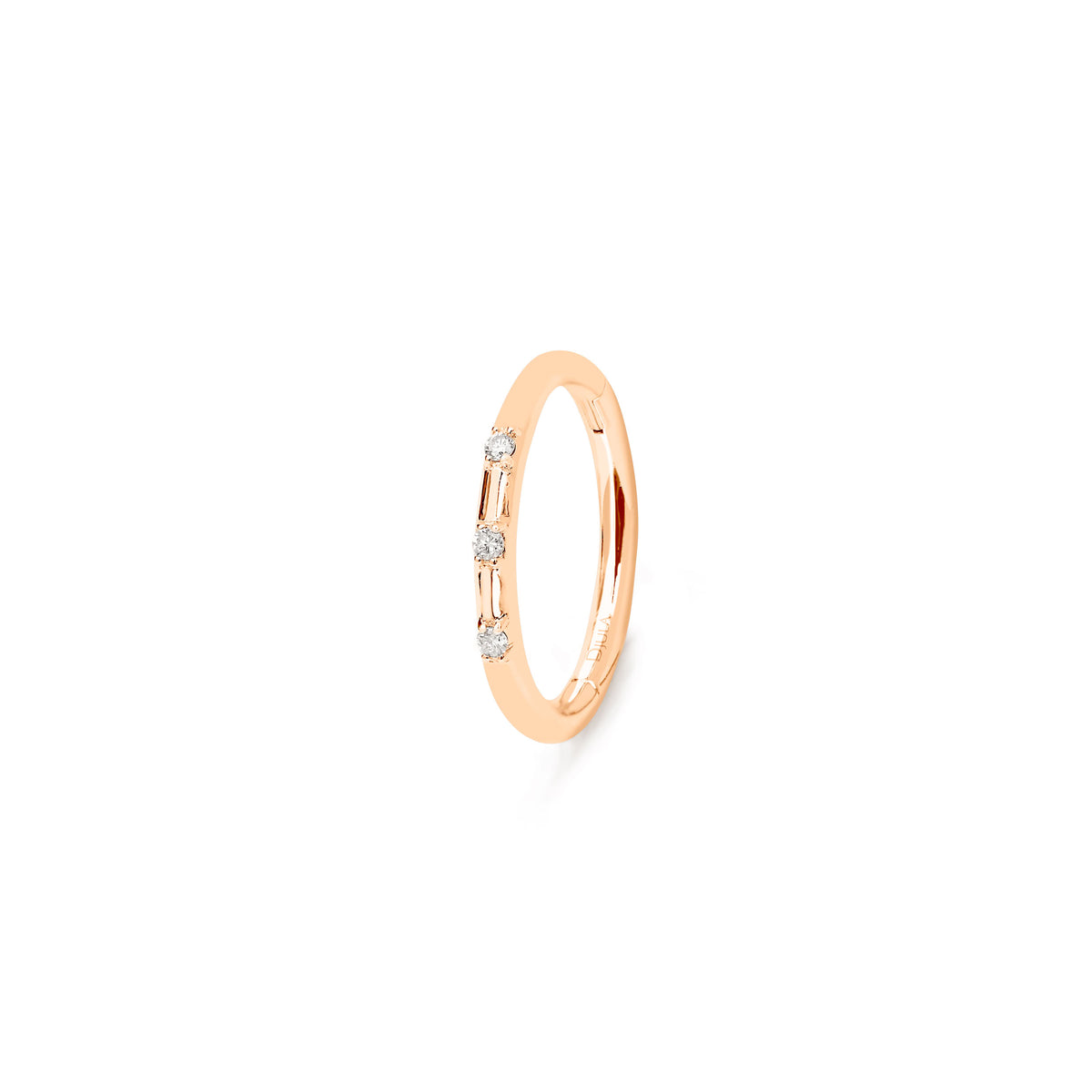 PIERCING GRAPHIQUE OR ROSE