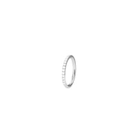 PrixTroca:240€_VentesTroca:0_QtyTroca:1_ST:0%_Piercing Graphique en Or blanc 18K serti de diamants - Blanc