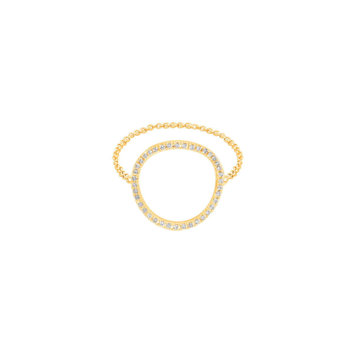 BAGUE GRAPHIQUE OR JAUNE