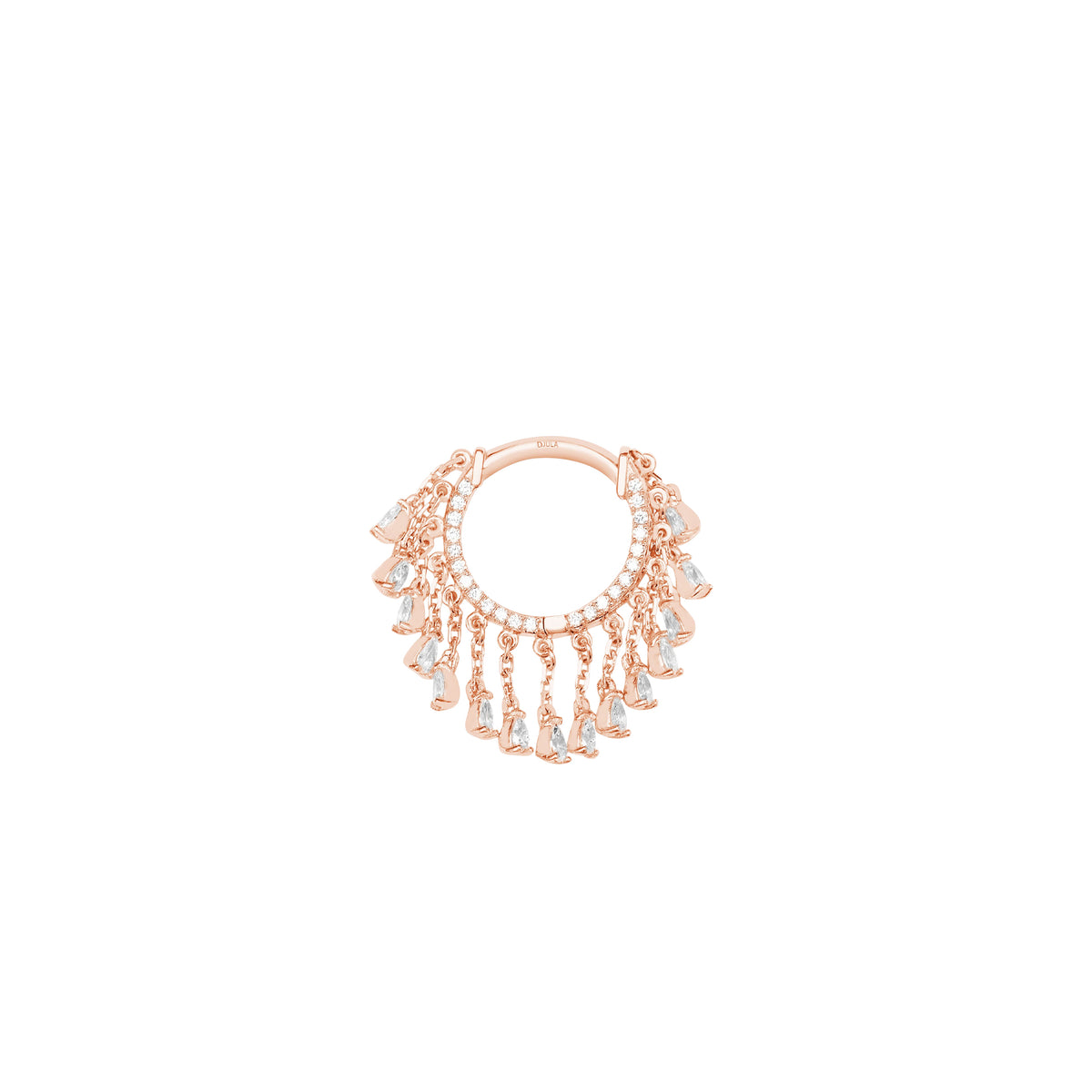 PrixTroca:740€_VentesTroca:0_QtyTroca:1_ST:0%_Piercing en Or rose 18K serti de diamants - Rose