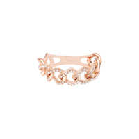 BAGUE  OR ROSE
