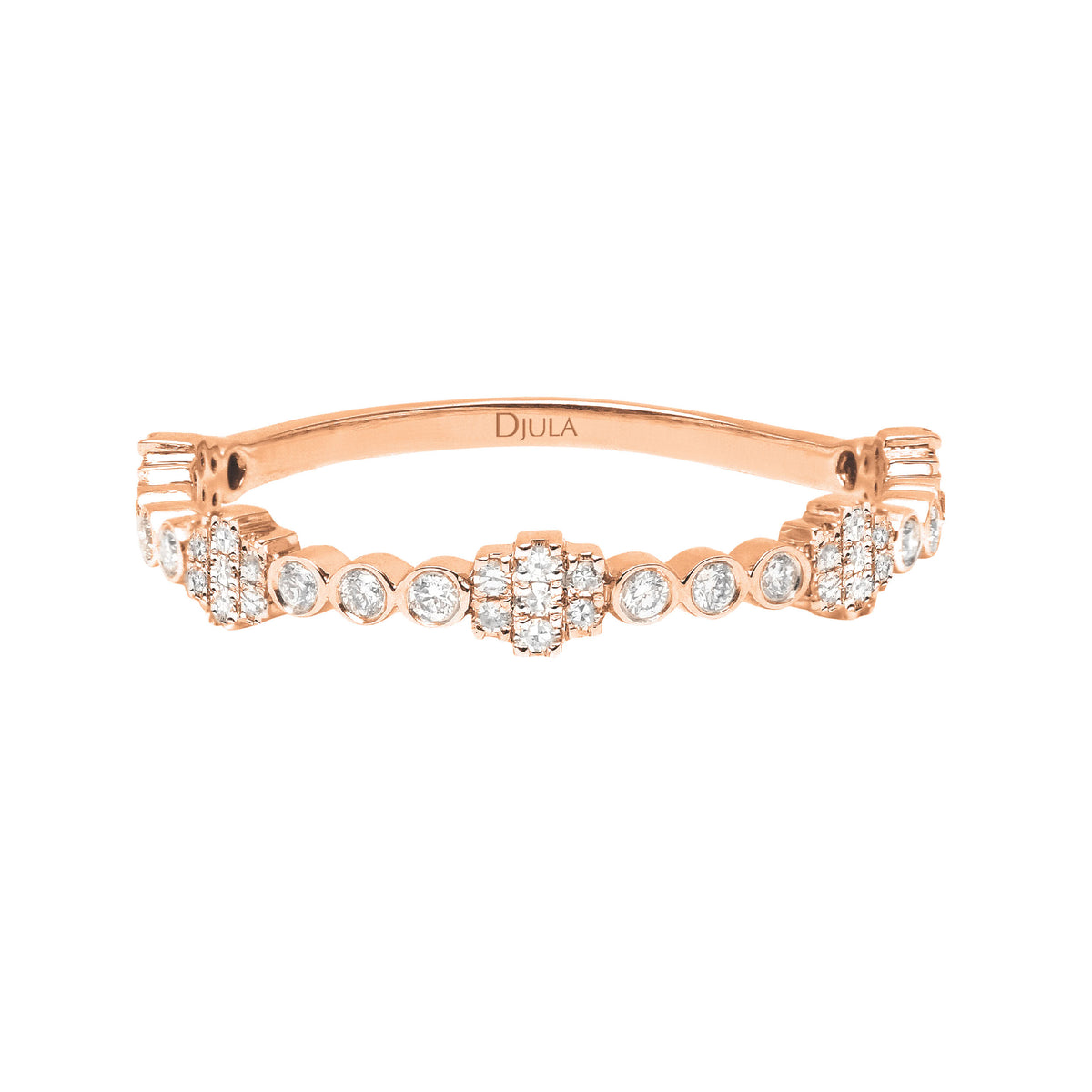 BAGUE UNION OR ROSE