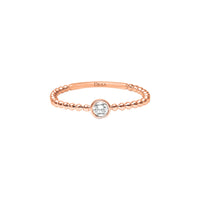 BAGUE  OR ROSE