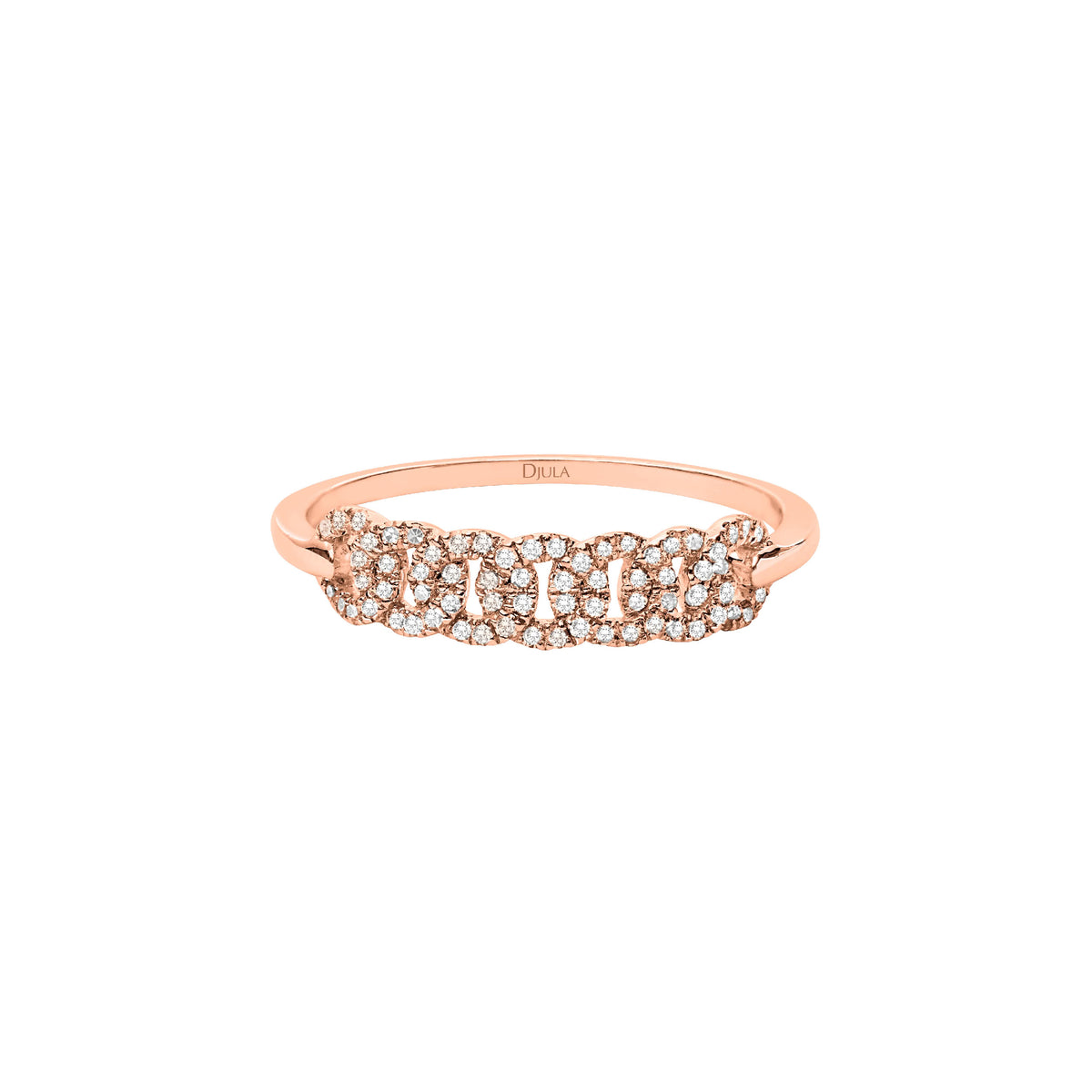 BAGUE UNION OR ROSE