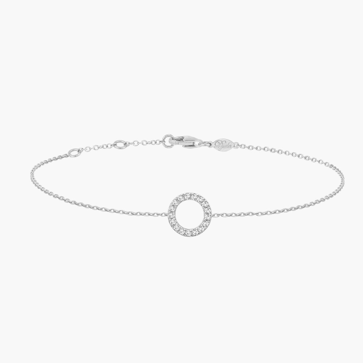 BRACELET MAGIC TOUCH OR BLANC MOTIF CERCLE