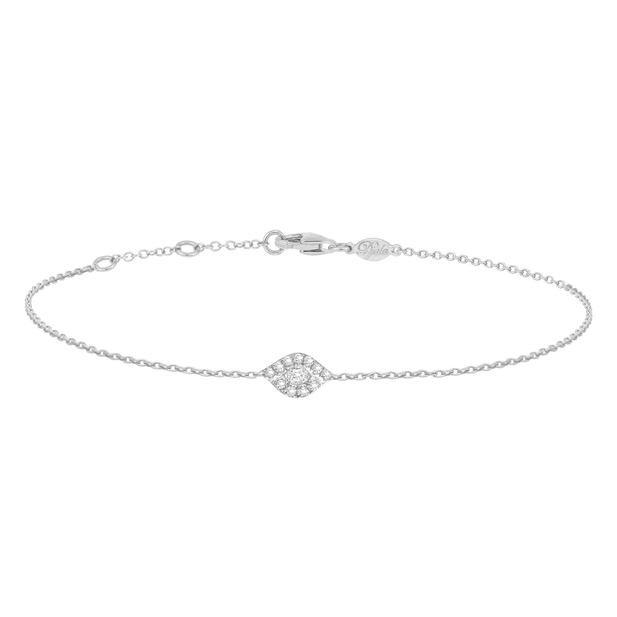 BRACELET MAGIC TOUCH OR BLANC MOTIF ŒIL