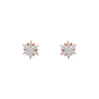 PrixTroca:390€_VentesTroca:0_QtyTroca:1_ST:0%_Puces d'oreilles Magic Touch en Or rose 18K sertie de diamants - Rose