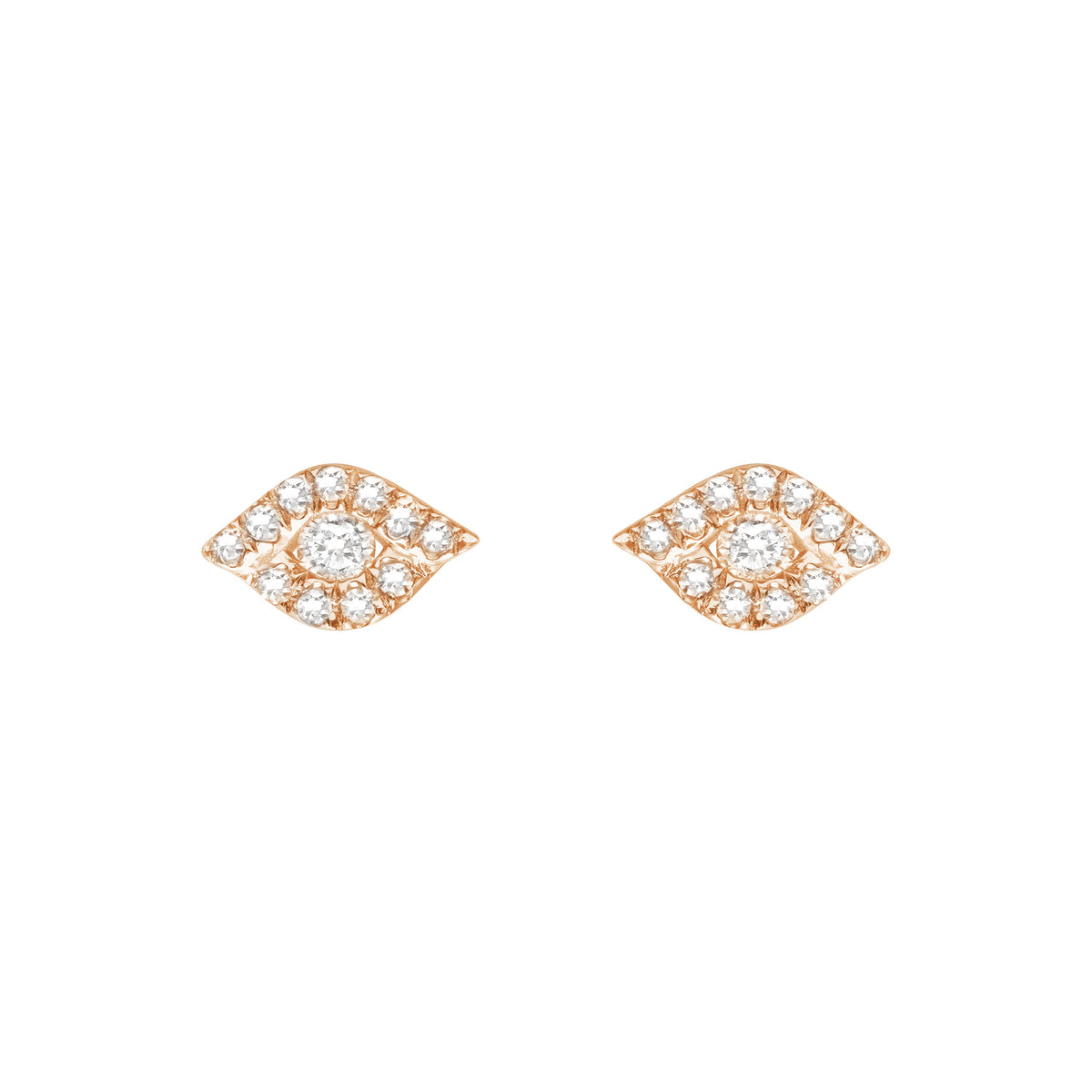 BOUCLES D OREILLES  OR ROSE