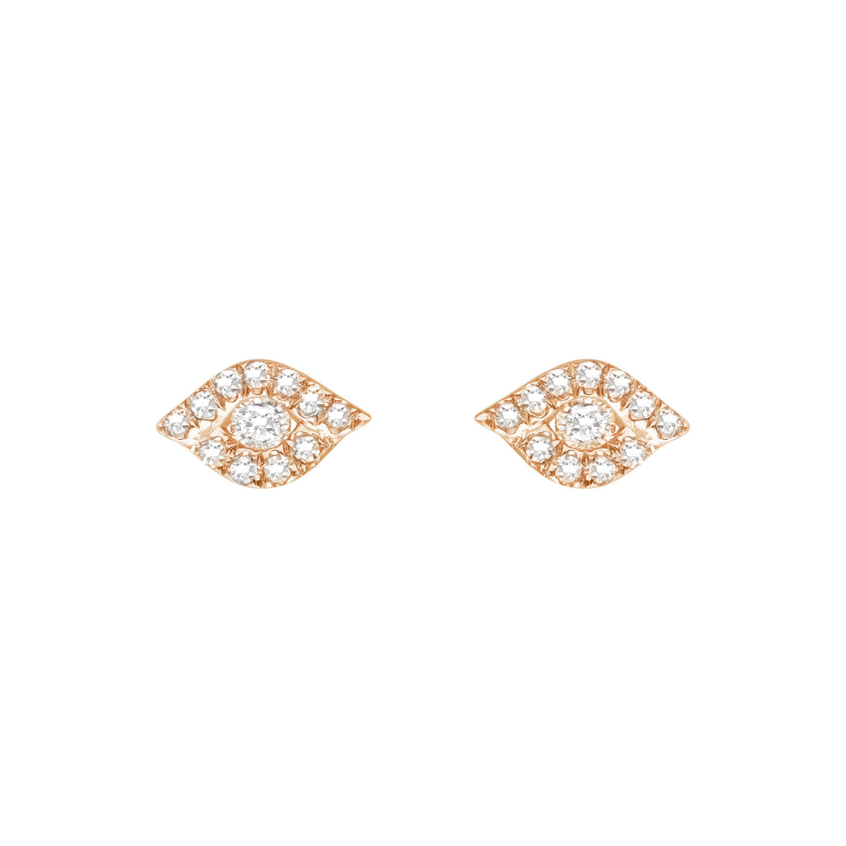 PrixTroca:320€_VentesTroca:0_QtyTroca:1_ST:0%_Puces d'oreilles Magic Touch en Or rose 18K serties de diamants - Rose