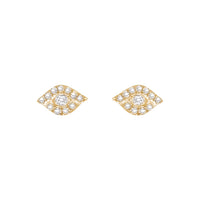 PrixTroca:320€_VentesTroca:0_QtyTroca:1_ST:0%_Puces d'oreilles Magic Touch en Or jaune 18K sertie de diamants - Jaune