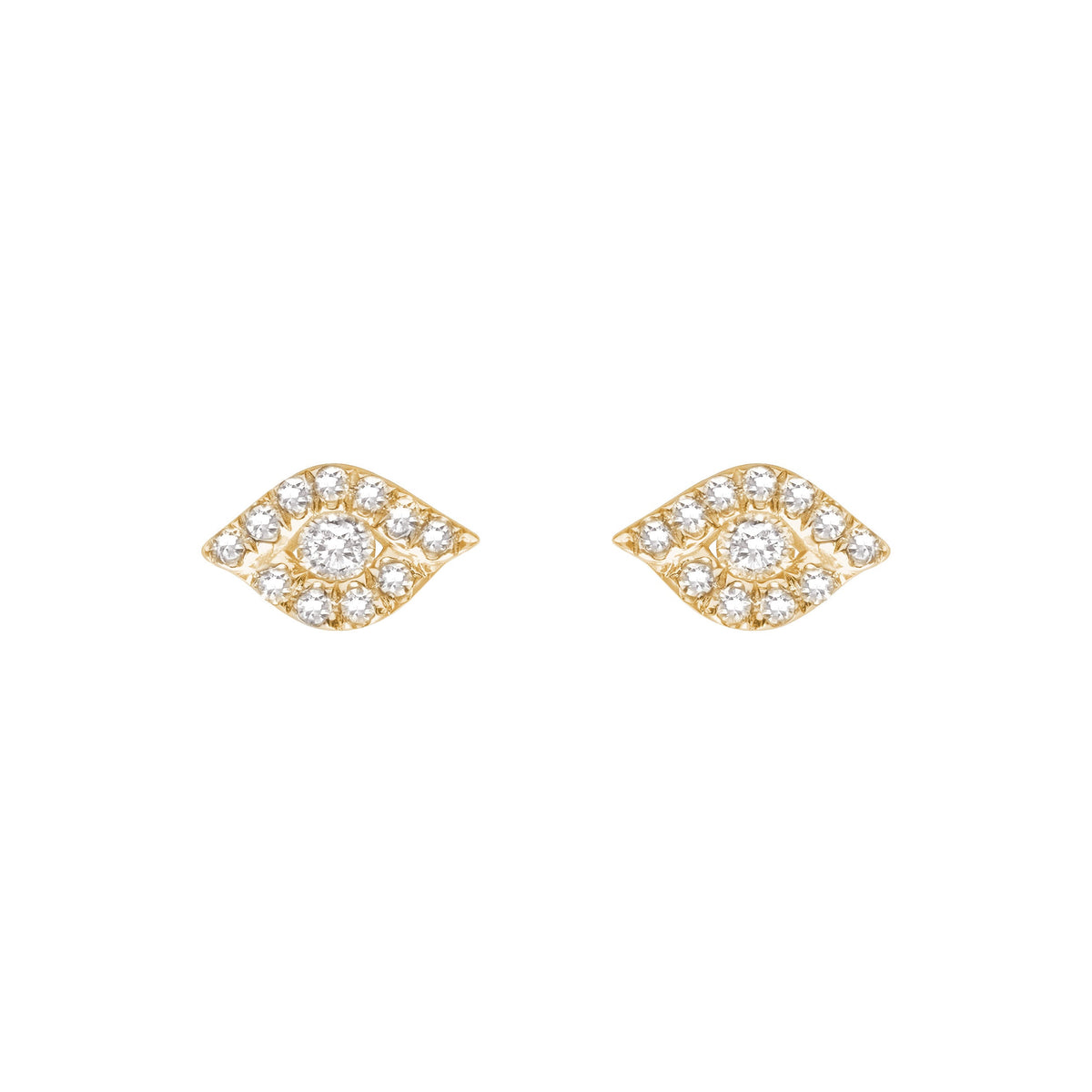 PrixTroca:320€_VentesTroca:0_QtyTroca:1_ST:0%_Puces d'oreilles Magic Touch en Or jaune 18K sertie de diamants - Jaune