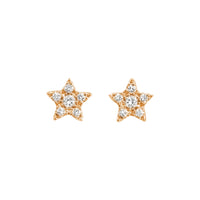 BOUCLES D OREILLES MAGIC TOUCH OR JAUNE MOTIF ETOILE