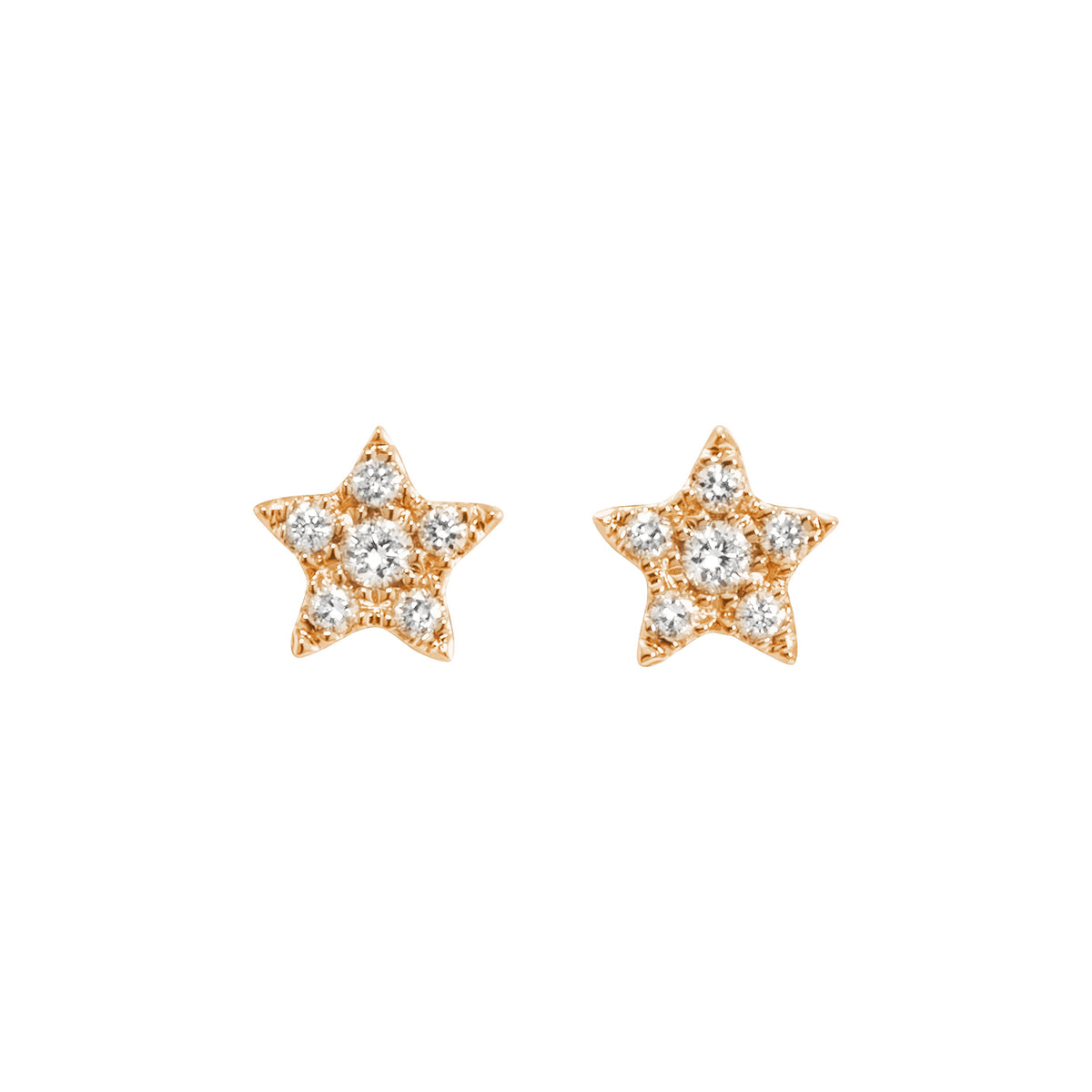 BOUCLES D OREILLES MAGIC TOUCH OR JAUNE MOTIF ETOILE