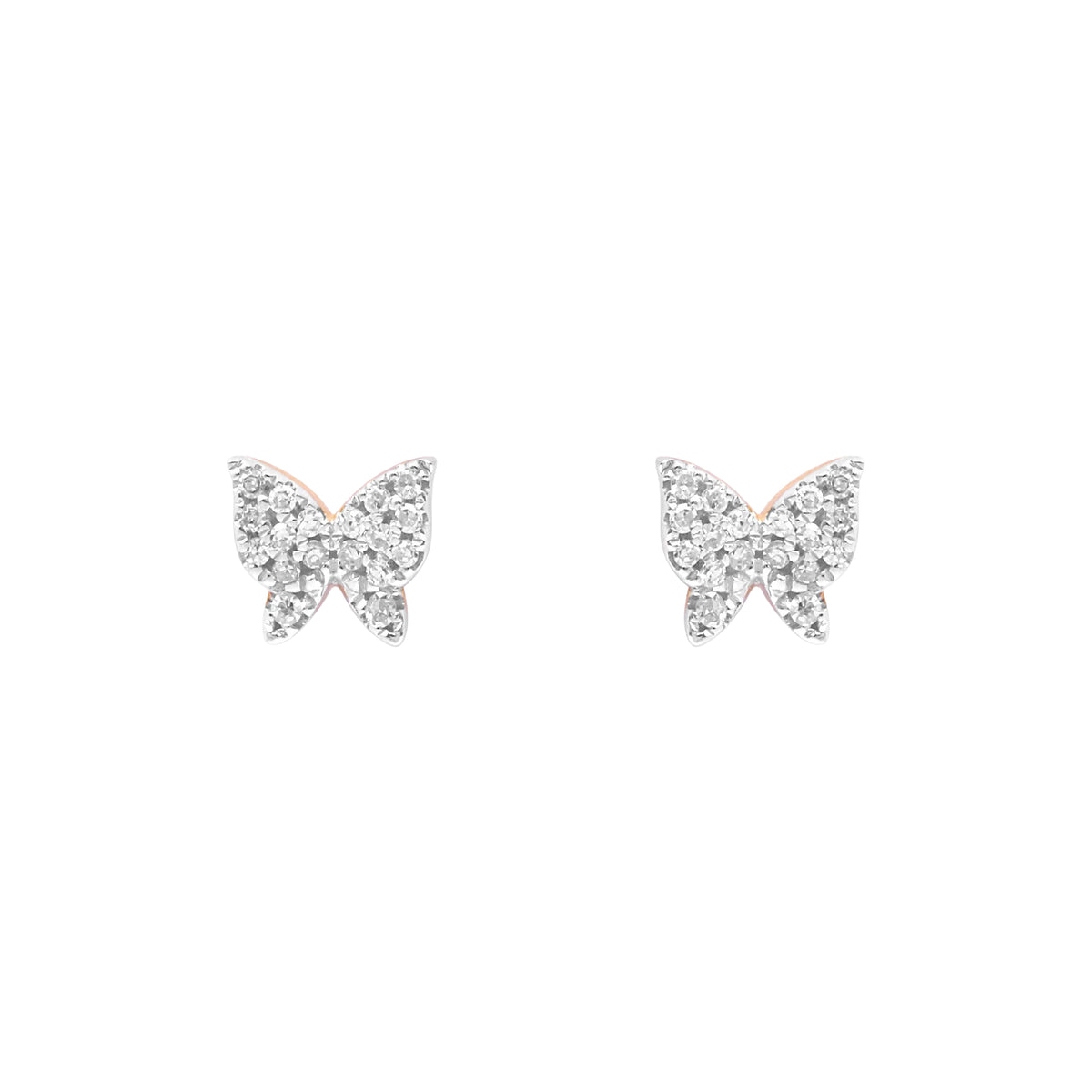 PrixTroca:320€_VentesTroca:0_QtyTroca:1_ST:0%_Puces d'oreilles Magic Touch en Or rose 18K sertie de diamants - Rose