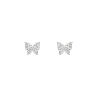 BOUCLES D OREILLES MAGIC TOUCH OR JAUNE MOTIF PAPILLON